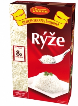 Vitana Rýže dlouhozrnná varné sáčky 400g Langkörnige Reiskochbeutel 4 Sack