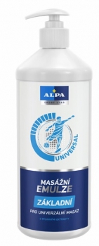 ALPA Emulsion BASIS 1000ml – Massageemulsion mit Kräuterextrakten