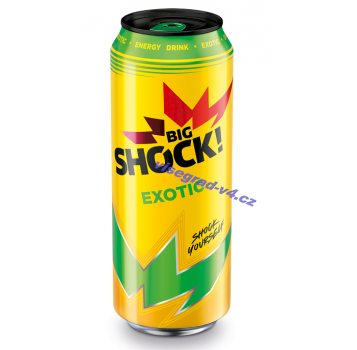 Big Shock! Exotic juicy energetický nápoj 6x500ml Exotic