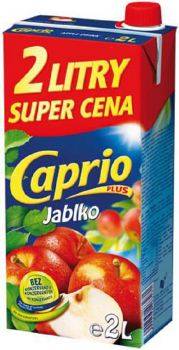 CAPRIO PLUS Fruchtsaft Apfel Getränk in Tetra Pack 2 l