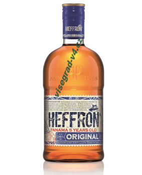 HEFFRON Panama Rum 38% - 5 years old ORIGINAL