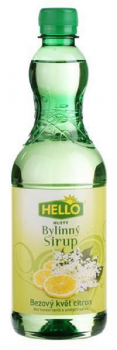 HELLO-Sirup bezový květ+citron 10x700ml - Holunderblütensirup + Zitrone Extra Frucht