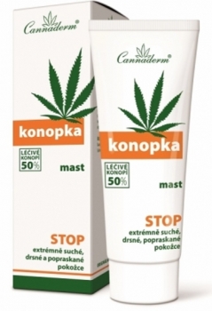 Cannaderm Konopka - Cannabissalbe für trockene Haut 75g Konopka mast pro suchou pokožku