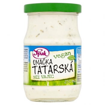 Spak Vegan tatarská omáčka bez vajec 250ml vegan ohne Ei