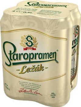 Staropramen hell Lager 0,5l Blech světlý ležák pivo