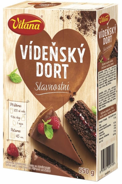 Vitana Vídeňský dort 550g / Wiener Torte