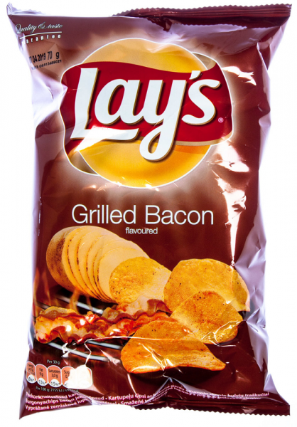 Lay's Chipsy slanina 70g Grill Bacon