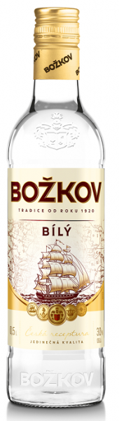 Božkov Bílý 30% 15x500ml Bozkov Rum weiß