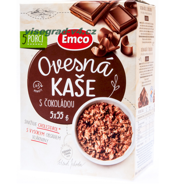 Emco Kaše ovesná s čokoládou 55g Haferbrei mit Schokolade
