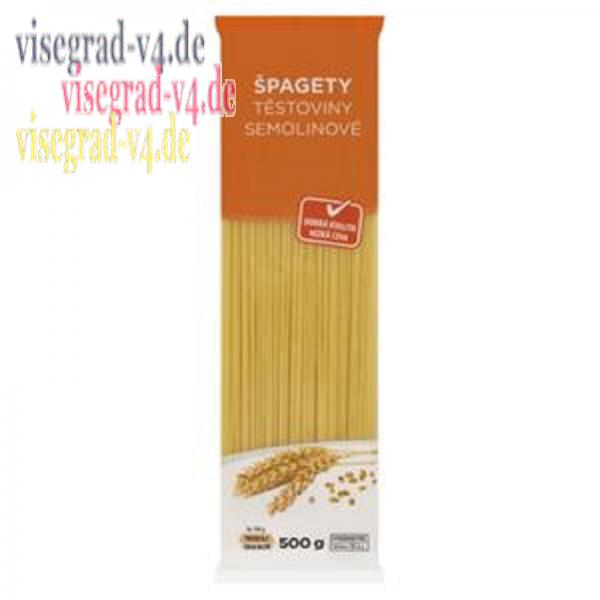 myprice Špagety těstoviny semolinové 500 g  Spagetti Grießnuddeln