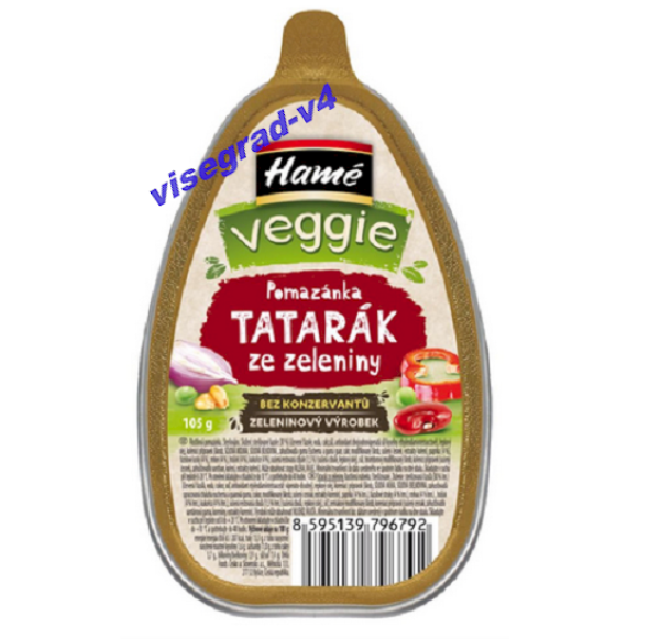 Hamé Veggie Pomazánka tatarák ze zeleniny 105g Gemüse Tatar Brotaufdtrich