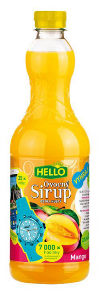 HELLO- Sirup 700 g PET Mango Extra Frucht