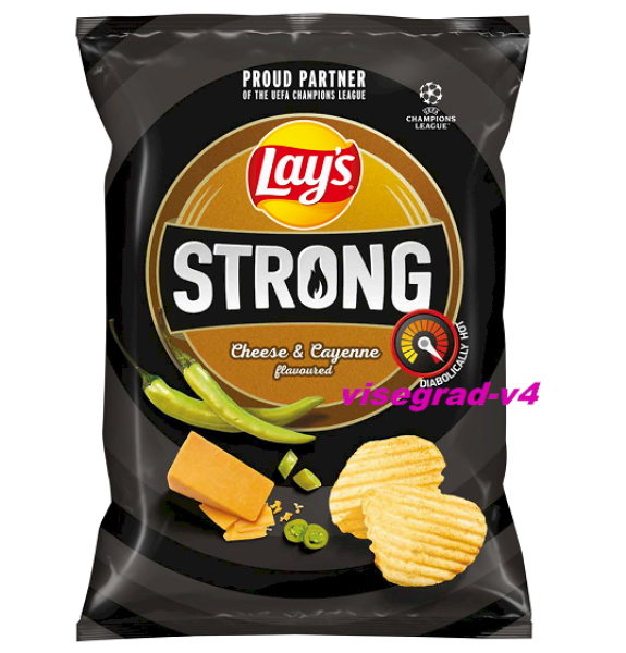 Lay's Strong cheese & cayenne chipsy 14x55g Käse und Cayenn Cips