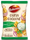Bohemia Chipsy čočkové Zakysaná smetana s cibulkou 10x65g Linsencips Sauerrahm und Zwiebel