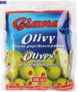 Giana Olivy zelené s paprikou 6x195g / Grüne Oliven mit Paprika