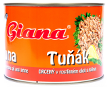 Giana Tuňák drcený v rostlinném oleji a nálevu 1,705kg Thunfisch zerkleinert in Oel eingelegt